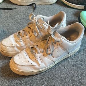 Nike Air Force 1 Cream Sneakers